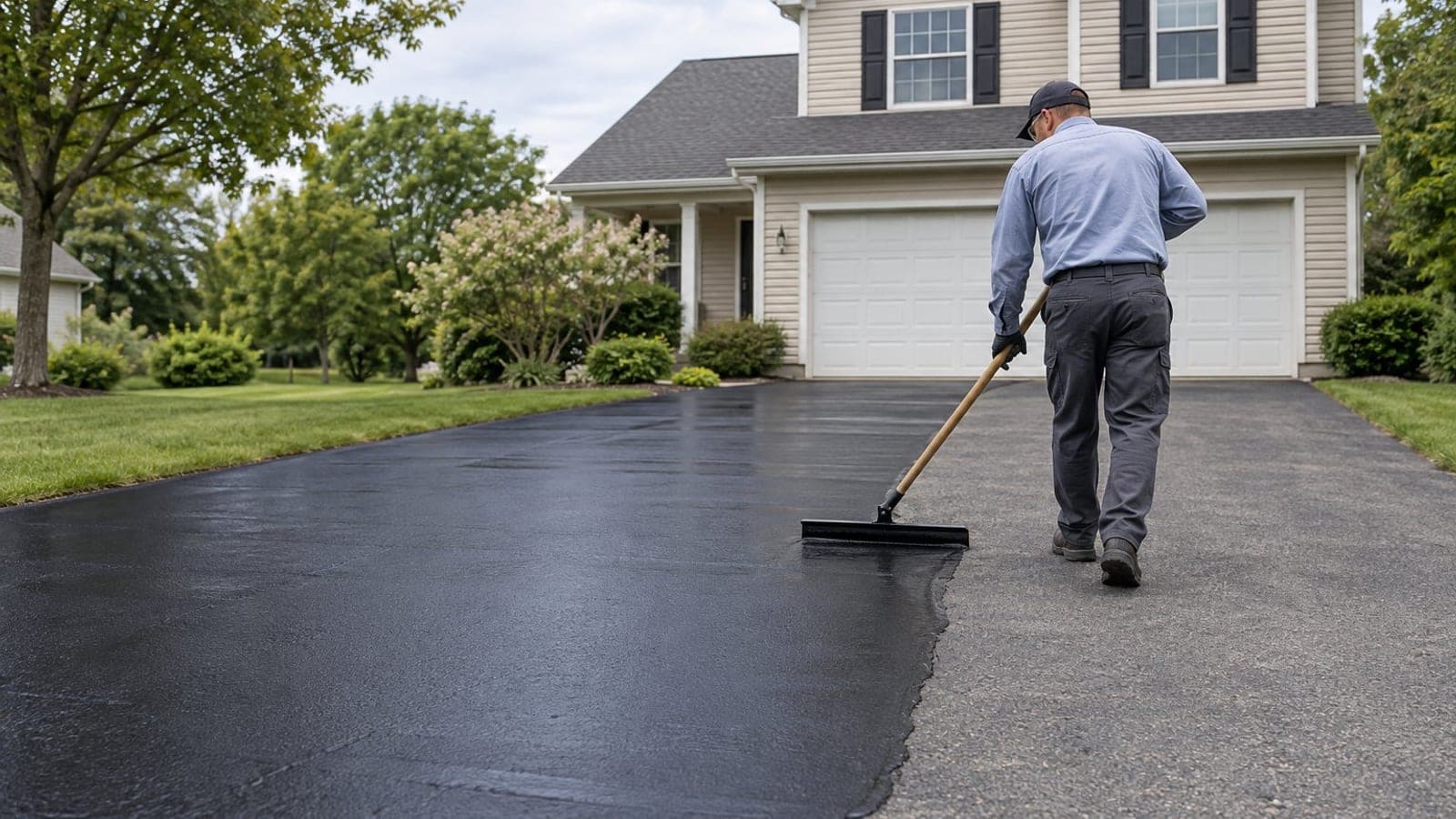Asphalt Seal Coating & Crack Filling